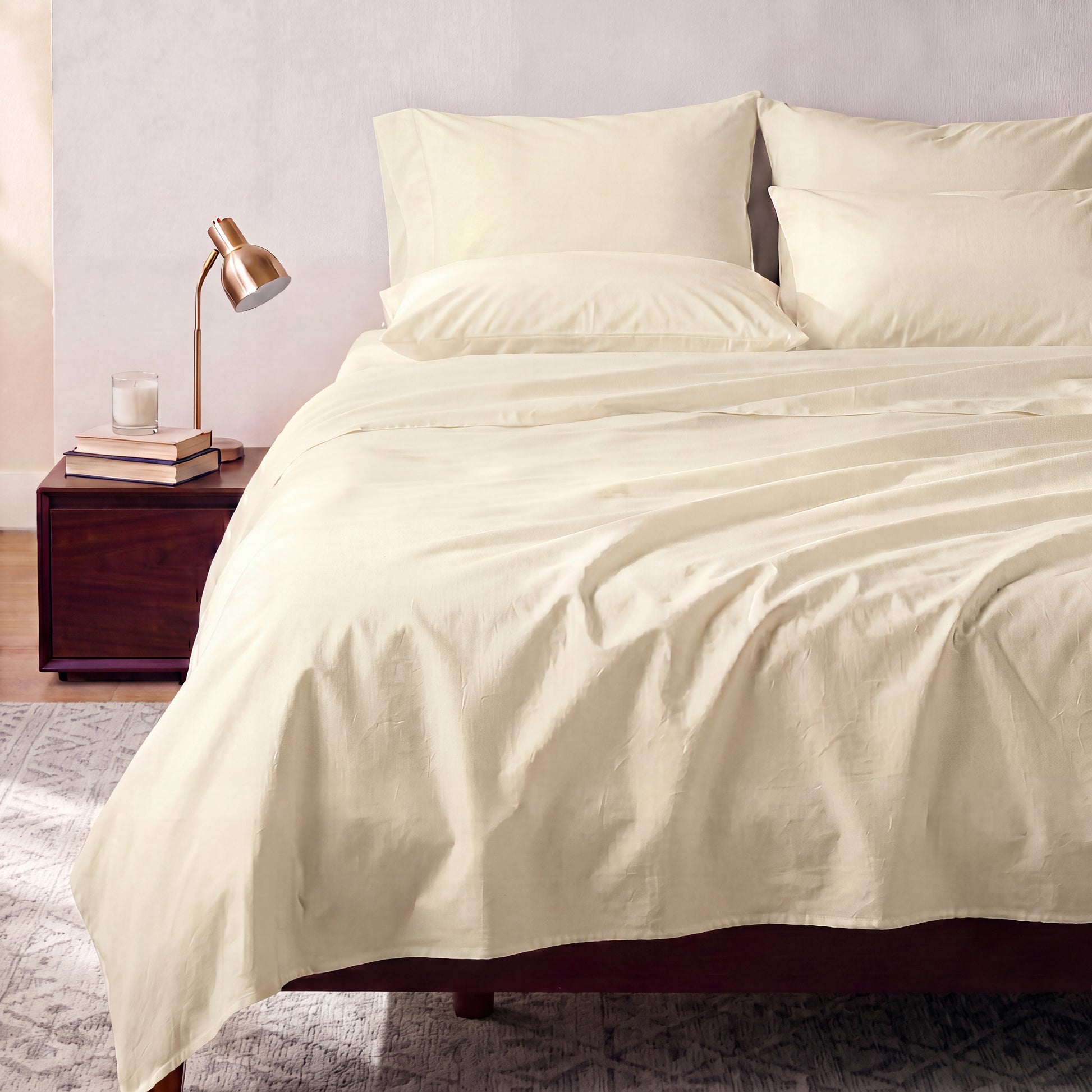 Organic Cotton Sheet Set - Vanilla