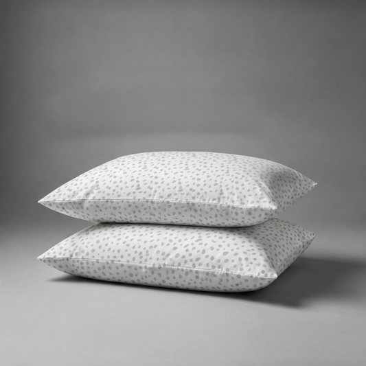 Organic Cotton Pillowcases - Haze Grey