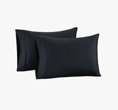 450 Thread count Pillowcases-Black