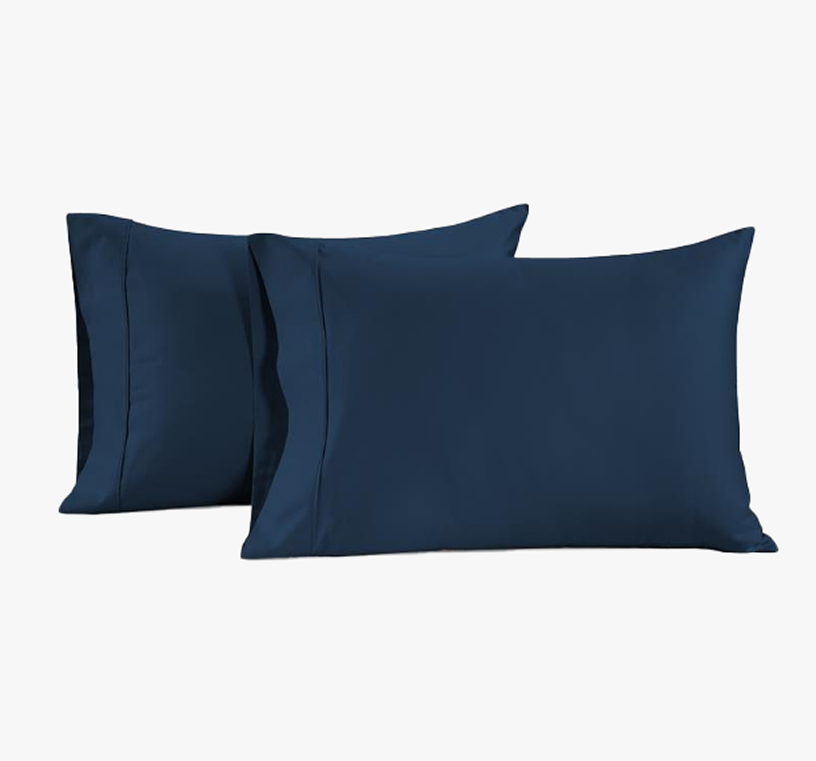 1000 Thread Count Pillowcases-Dark Denim