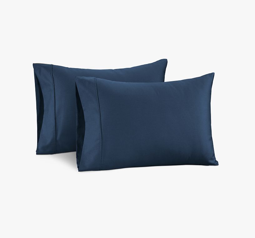 1000 Thread Count Pillowcases-Estate Blue