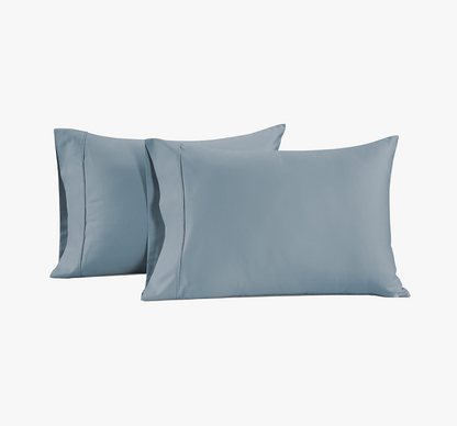450 Thread count Pillowcases-French Blue