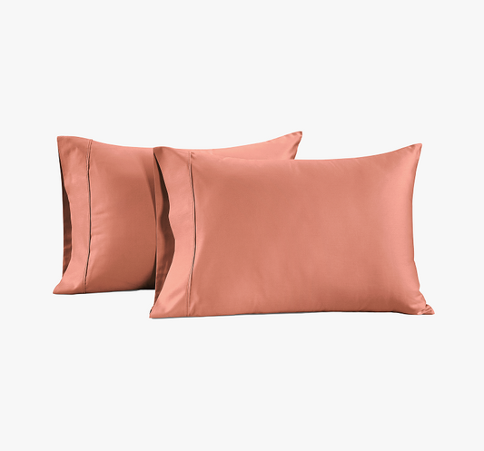 450 Thread count Pillowcases-Rose Dawn
