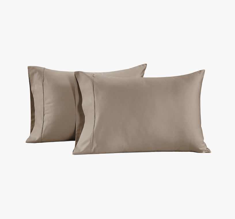 1000 Thread Count Pillowcases-Taupe