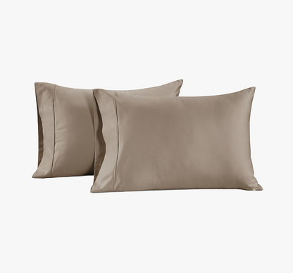 1000 Thread Count Pillowcases-Taupe