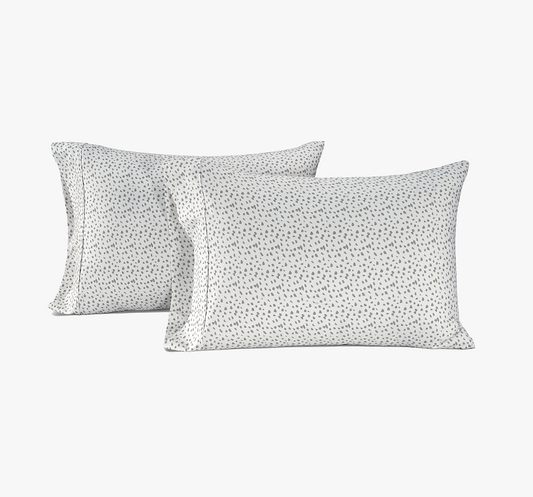 450 Thread count Pillowcases-Misty Dot